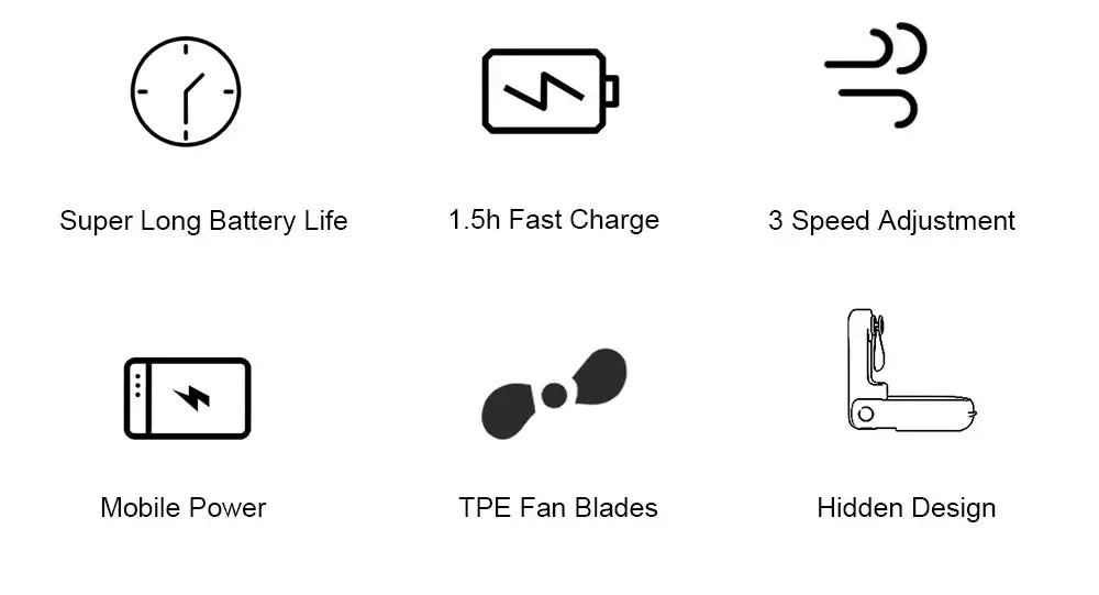 Portable Mini Handheld Fan Small Pocket Fan USB Rechargeable Battery Fan Folding Cooling Hand Fan Mini USB Fan with Power Bank - Fullshopping