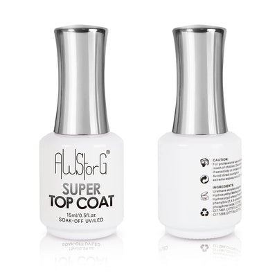 BOZLIN 15ML Super Top Coat  Function Gel No Wipe Matte Top Gel Transparent Soak Off  UV LED Nail Art Manicure Gel Varnish Primer