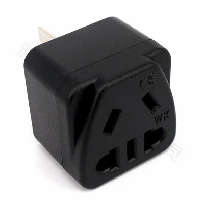 Universal Australian/China/New Zealand Travel Adapter,IEC Type I Plug US/EU/UK/Swiss/Italy/Japan To AU 3 Pin Power Converter 10A - Fullshopping