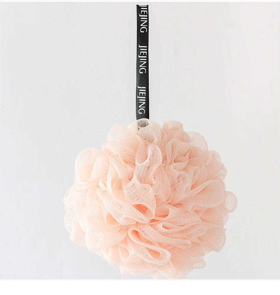 Soft Mesh Bath Sponge Balls Body Cleaner Exfoliating Scrubbers Bath Ball Nylon Cleaning Brushes Shower Puff High-End Bath Flower - Fullshopping