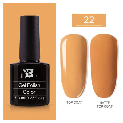 BOZLIN 15ML Super Top Coat  Function Gel No Wipe Matte Top Gel Transparent Soak Off  UV LED Nail Art Manicure Gel Varnish Primer