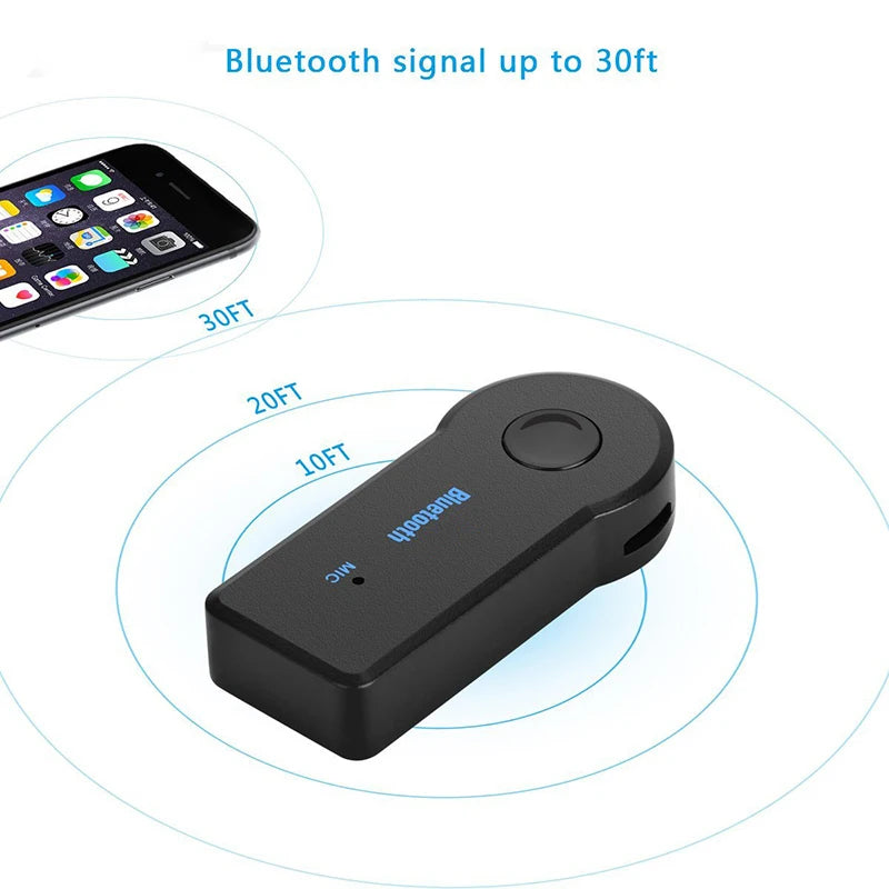 Wireless Bluetooth 5.0 Audio Receiver Mini Bluetooth Stereo AUX USB for PC Earphone Car Handfree Wireless Bluetooth Adapter 2in1 - Fullshopping
