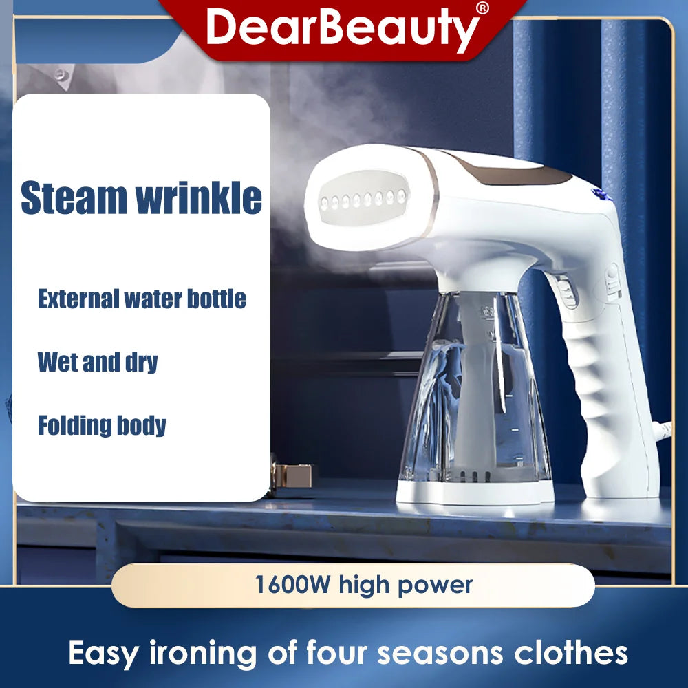 Steam Iron Garment Steamer Handheld Steamer 1600W Travel Vertical Mini Portable High Quality Home Travelling For Clothes Ironing - Fullshopping