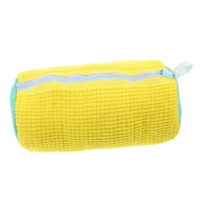 Durable Shoe Washing Machine Bag for All Shoe Types-Yellow with Blue Zipper,Ideal for Sneakers and Casual Shoes,Laundry Wash Bag - Fullshopping
