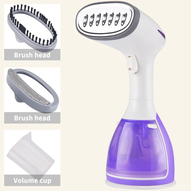 saengQ Handheld Garment Steamer 1500W Electric Household Fabric Steam Iron 280ml Portable Vertical Fast-Heat For Clothes Ironing - Fullshopping