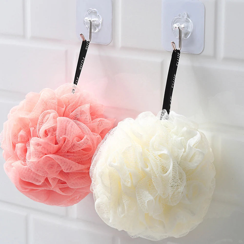 Soft Mesh Bath Sponge Balls Body Cleaner Exfoliating Scrubbers Bath Ball Nylon Cleaning Brushes Shower Puff High-End Bath Flower - Fullshopping