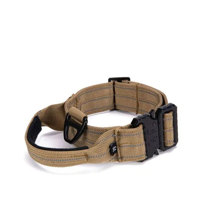 Tactical Reflective Nylon Dog Collar with Leash & Harness