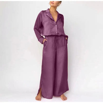 Loose Fit Pajama Set - fullshopping