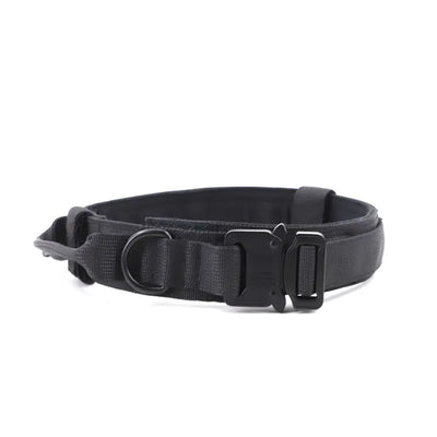 Adjustable Tactical Dog Collar and Leash Set for Training