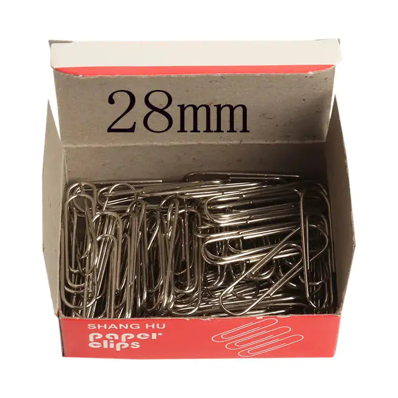 Paper Clip (28mm) Regular Silver (100/Pack) - Fullshopping