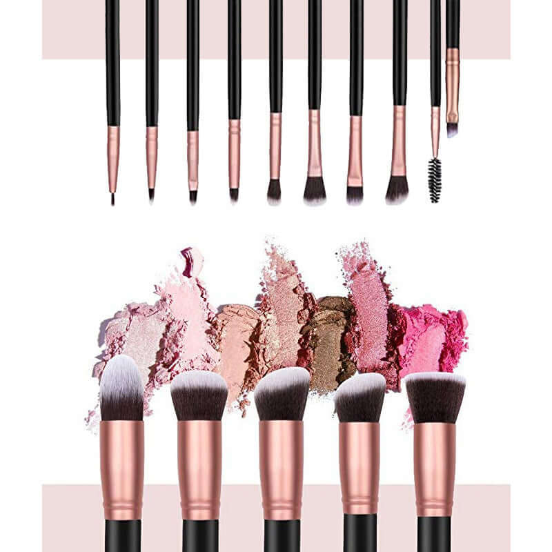 14 Makeup Brushes Set, Foundation Brush, Powder Eye Shadow Brush - Fullshopping