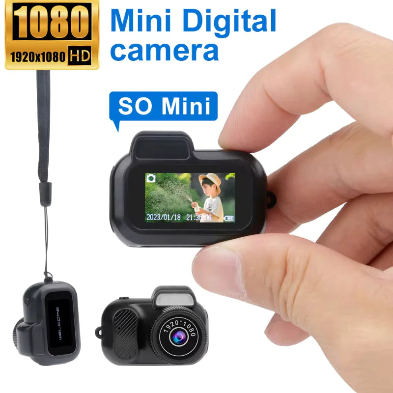 Compact 1080p HD Retro Mini Camera - Perfect Pocket-Sized Gift for Any Occasion! - Fullshopping