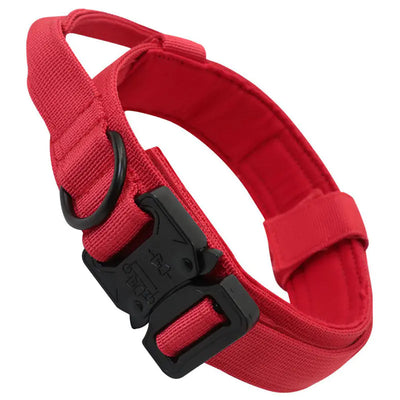 Adjustable Tactical Dog Collar and Leash Set for Training