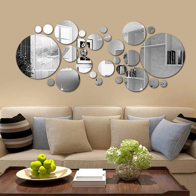 3D Mirror Wall Sticker - fullshopping
