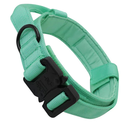 Adjustable Tactical Dog Collar and Leash Set for Training