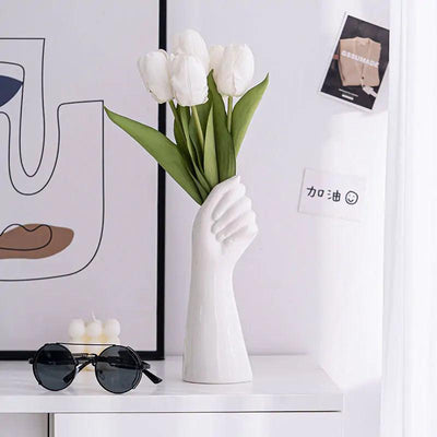 Ceramic Hand Vase - fullshopping