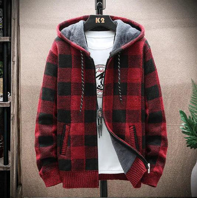 Men's Hooded Warm Long Sleeve Sweatshirt - fullshopping
