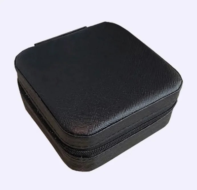 Compact PU Leather Jewelry Organizer - Fullshopping