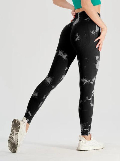 Seamless Tie Dye Leggings - fullshopping