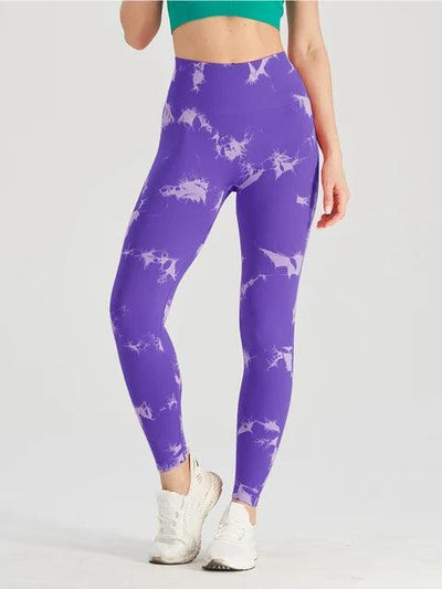 Seamless Tie Dye Leggings - fullshopping