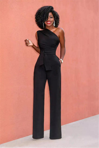 One Shoulder Rompers - fullshopping