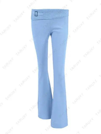 Knitted Hoodie Cropped Top And Pants Set - fullshopping