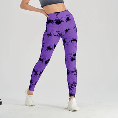 Seamless Tie Dye Leggings - fullshopping