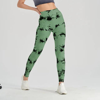 Seamless Tie Dye Leggings - fullshopping