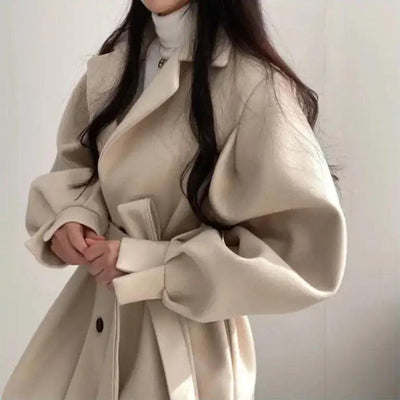 Thickened Wool Coat - fullshopping