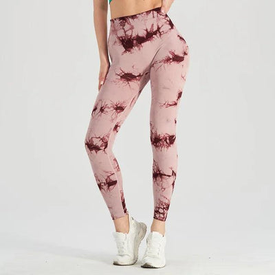 Seamless Tie Dye Leggings - fullshopping