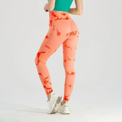 Seamless Tie Dye Leggings - fullshopping