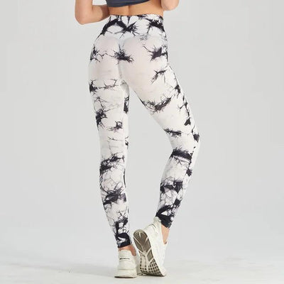 Seamless Tie Dye Leggings - fullshopping