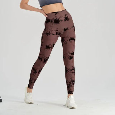 Seamless Tie Dye Leggings - fullshopping