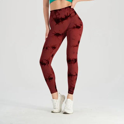 Seamless Tie Dye Leggings - fullshopping