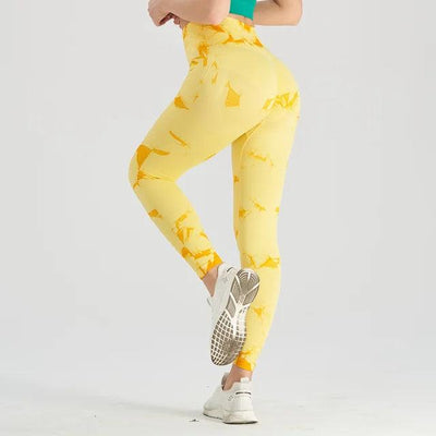 Seamless Tie Dye Leggings - fullshopping
