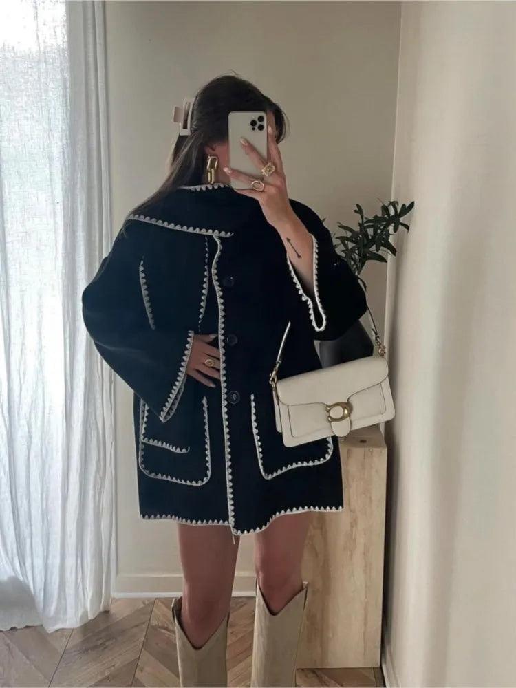 Women's Plush Thick Coats - fullshopping