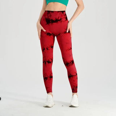 Seamless Tie Dye Leggings - fullshopping