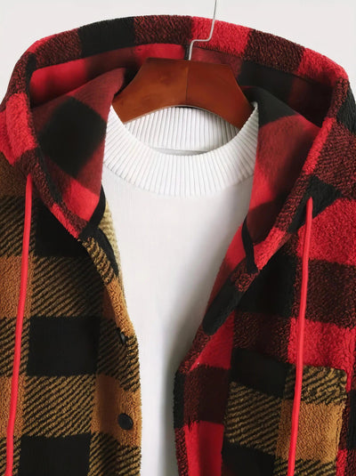 Men's Hooded Warm Long Sleeve Sweatshirt - fullshopping