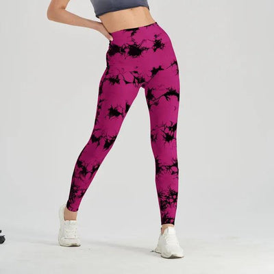 Seamless Tie Dye Leggings - fullshopping