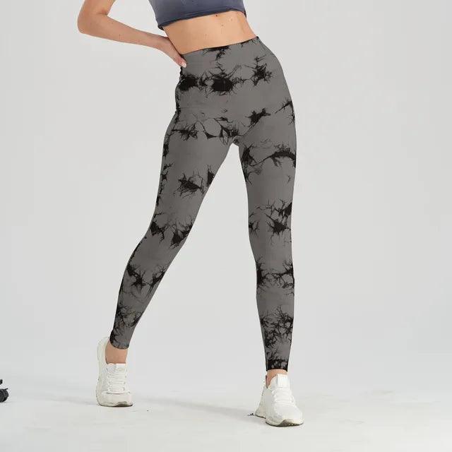 Seamless Tie Dye Leggings - fullshopping