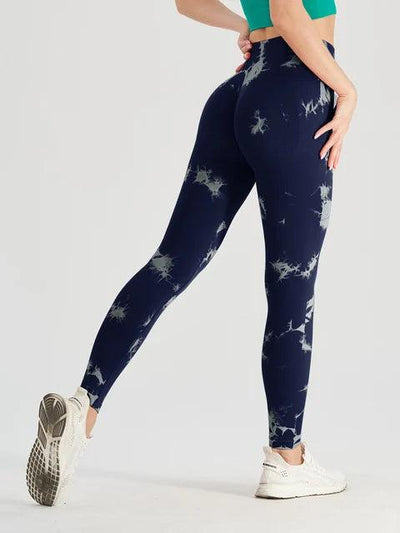 Seamless Tie Dye Leggings - fullshopping