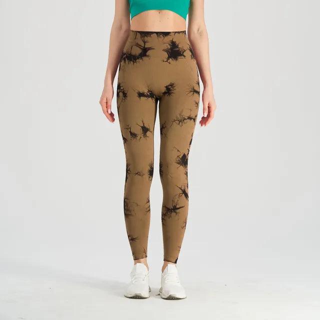 Seamless Tie Dye Leggings - fullshopping