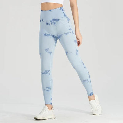 Seamless Tie Dye Leggings - fullshopping