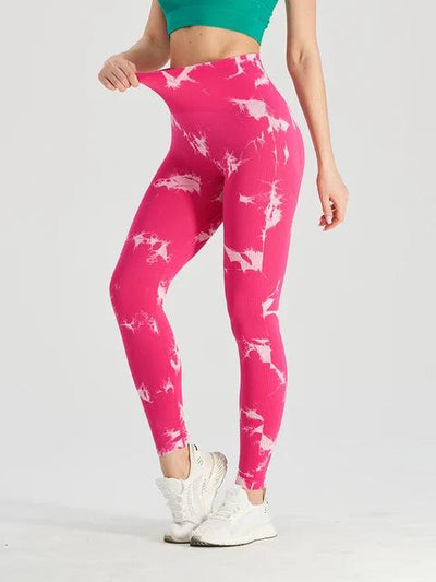 Seamless Tie Dye Leggings - fullshopping