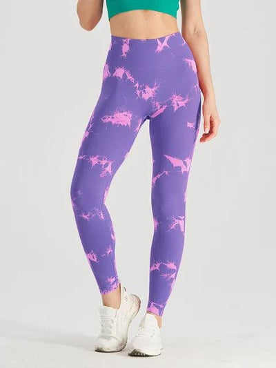 Seamless Tie Dye Leggings - fullshopping